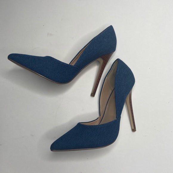 Just FAB Denim Heels Size US 7.5
Heel Height: 5” - Picture 3 of 4